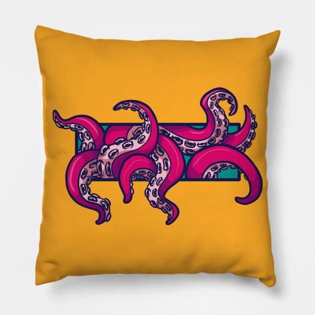 Tentacles Pillow by Reivennant