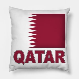 The Pride of Qatar - Qatari National Flag Design Pillow