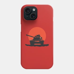 American Tank Sunrise (minimalist) (m24 Chaffee) Phone Case