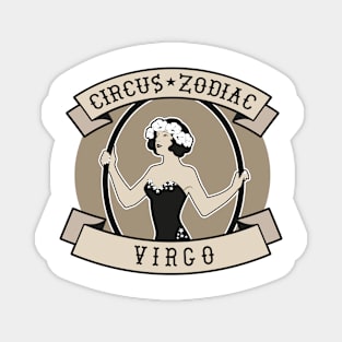 Circus Zodiac Virgo Magnet