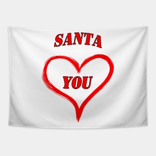 santa love you Tapestry