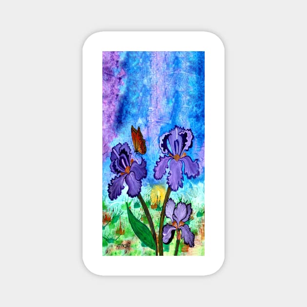 Iris at Sunrise Magnet by ArtByMark1