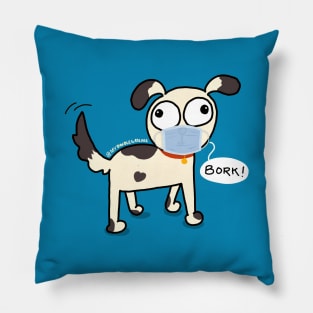 Merry Dogmas - Merry Christmask Pillow