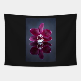 Purple Orchid Reflection Tapestry