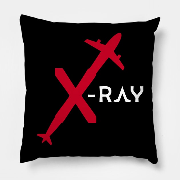 X-RAY Aviation Phonetic Alphabet Pilot Airplane Pillow by For HerHim