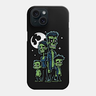 Zombie Family - 1 Phone Case