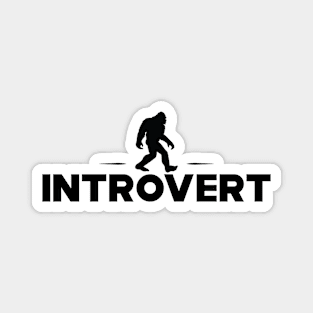 Introvert - Big Foot Magnet