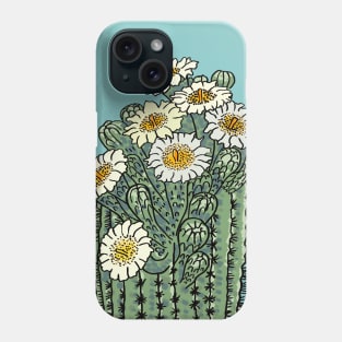 Arizona States Flower : Saguaro Cactus Blossom Phone Case