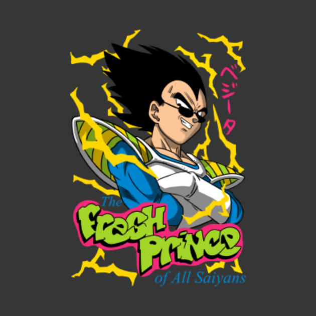 Fresh prince of all saiyans - Dragon Ball - Spilla | TeePublic IT