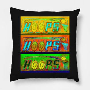 Hoops pop art Pillow