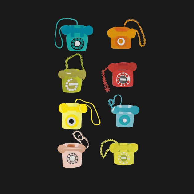 Retro phones by jenblove