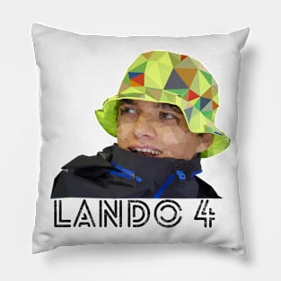 Lando Norris F1 Driver 4 Pillow