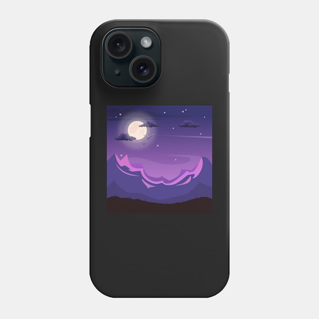 Magical midnight view Phone Case by dreaminks