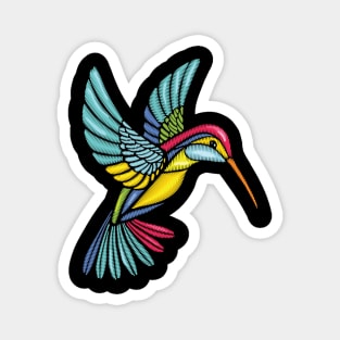 Colourful Hummingbird, Sweet and Elegant Style Magnet