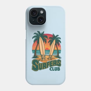 Surfers Club-Surfing Lovers Phone Case