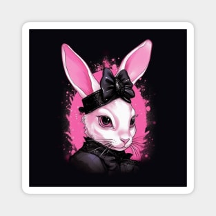 Pink Rabbit Magnet