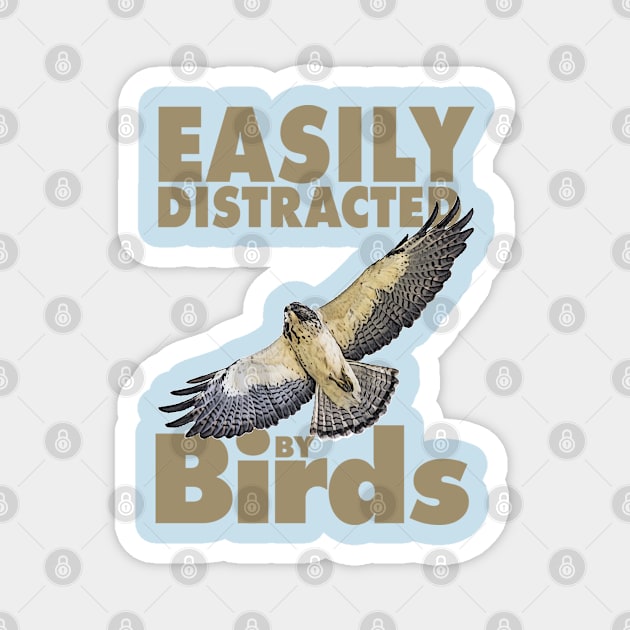 Easily distracted by birds - Hawk Magnet by Ripples of Time