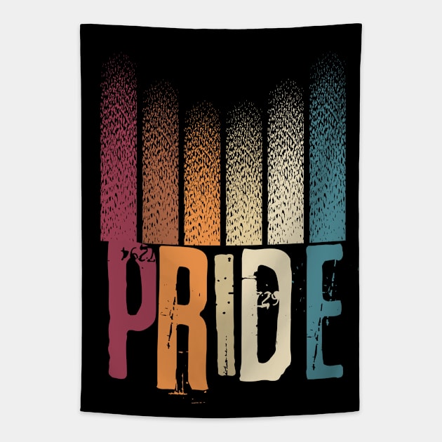 Pride Vintage Palette Tapestry by Artisan