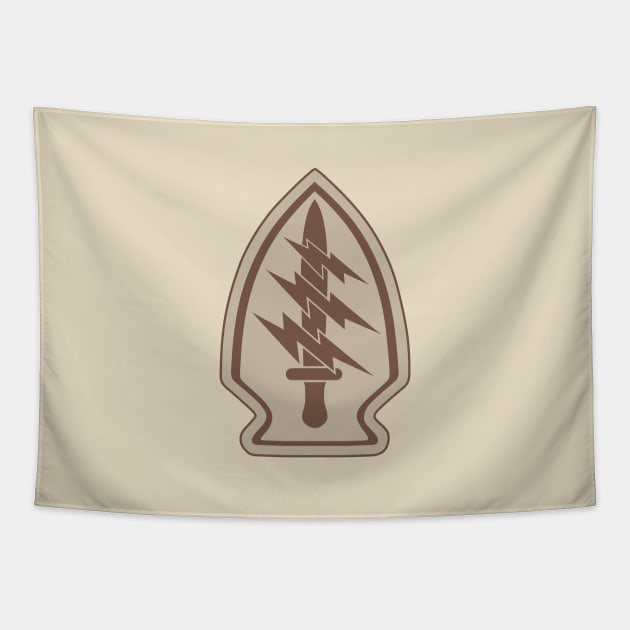 1st Special Forces Command (Airborne) Tapestry by Firemission45