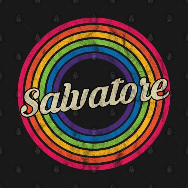 Salvatore - Retro Rainbow Faded-Style by MaydenArt