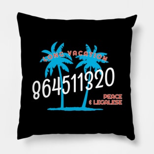 Long Vacation Peace and Legalese 864511320 Pillow