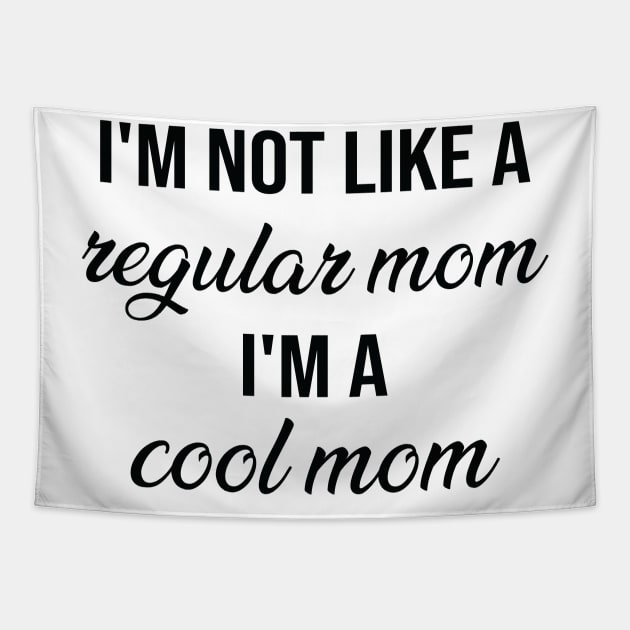 Mom , Mom Gift, Mother Gifts, Gift for Moms, Mom Birthday Gift, Best Mom , Promoted to Mom, Funny Mom , New Mother gift Tapestry by CoApparel