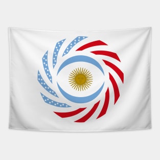 Argentinian American Multinational Patriot Flag Series Tapestry