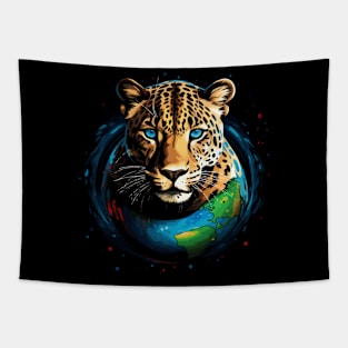 Leopard Earth Day Tapestry