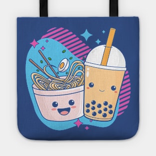 Kawaii Ramen And Boba Tea Tote