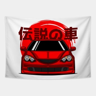 Red DC5 RSX Front Tapestry