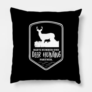 Dad's Deer Hunting Partner Kid's Hunting Pillow