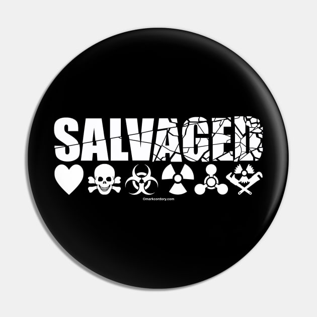 SALVAGED Ware - Love, Death & Hazards Pin by SALVAGED Ware