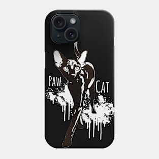 cats lover, black and withe Phone Case