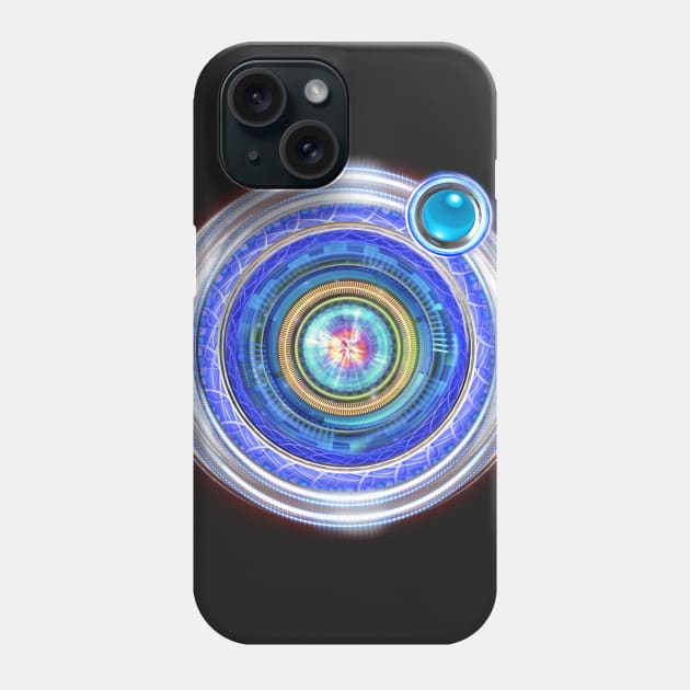 Big Blue Orbit 2 Phone Case by TinBennu