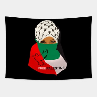 Free Palestine Tapestry