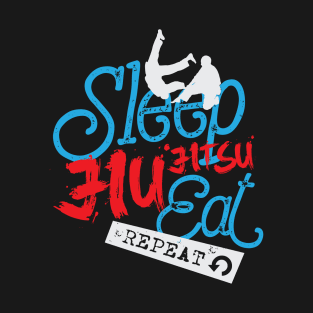 Eat Sleep Jiu Jitsu Repeat T-Shirt