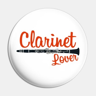 Clarinet Lover Pin