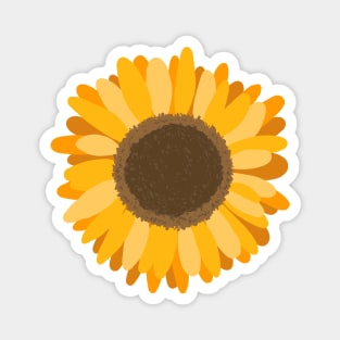 Yellow sunflower Magnet