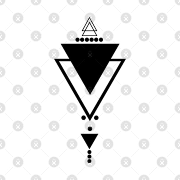 VECTORIAL TRIANGLE, TATTOO TRIANGLE by SAMUEL FORMAS