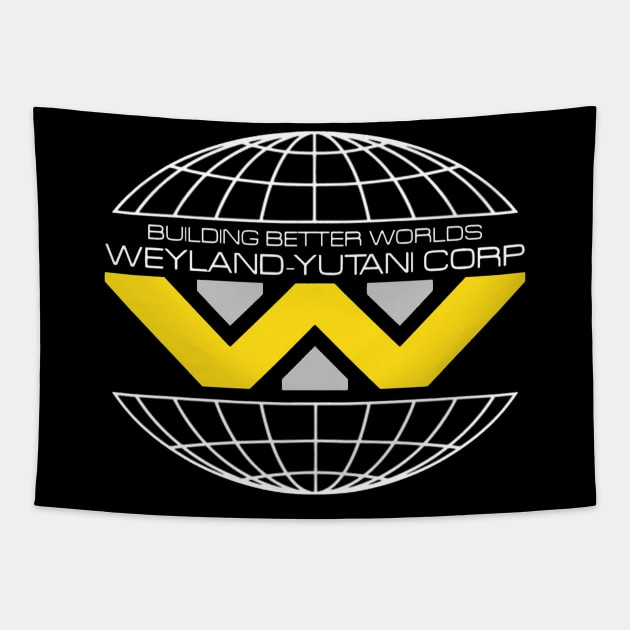 Alien Weyland Yutani Corp Logo Tapestry by Angel arts