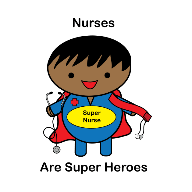 Nurse Male Black Super Hero by Beautiful Cuteness