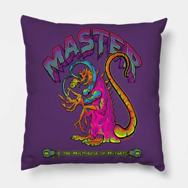 Master Splinter multiverse of mutants Pillow by GaboZeta