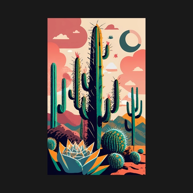 Cactus art by IOANNISSKEVAS