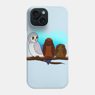 Little Owl Trios Phone Case