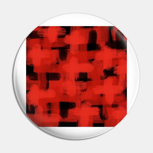 Gorgeous in Red & Black Pin by Krusty