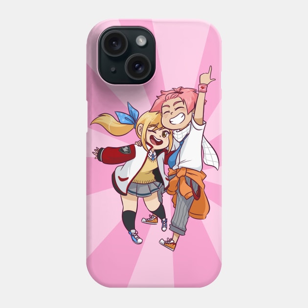 Natsu & Lucy Phone Case by artsy_alice