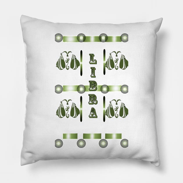 LIBRA STYLE Pillow by leo227847