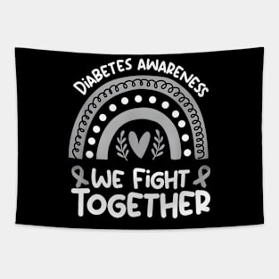 Diabetes Awareness We Fight Together Tapestry