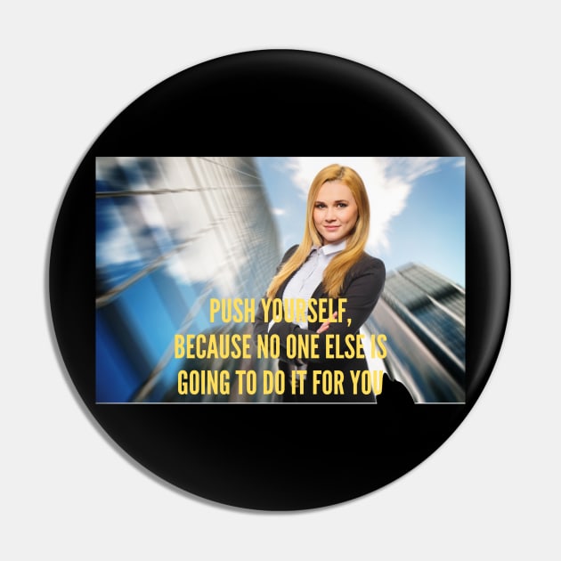 Success Motivational Quote Pin by Normo Apparel