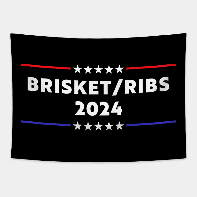 Brisket Ribs 2024 Funny Tapestry by handronalo